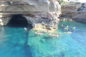 Cala Codolar: excursión en kayak por el mar y las cuevas con snorkel