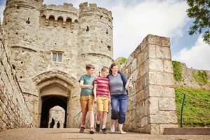 Isla de Wight Entrada al Castillo de Carisbrooke