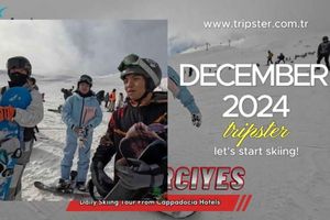 Tour de 2 días y 1 noche de esquí y snowboard en Capadocia