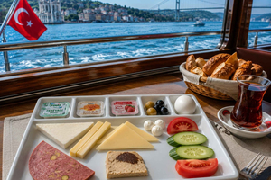 3-timmars Bosporenkryssning med turkisk frukost