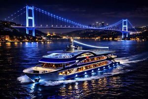 Bosporus-Dinner-Bootsfahrt mit Live-Unterhaltung