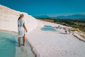 Desde Estambul: Tour privado de un día por Pamukkale y Hierápolis