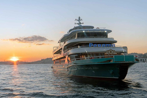 Estambul: Crucero por el Bósforo al atardecer con bebidas y aperitivo