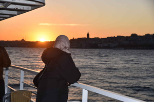 Istanbul: Utforska Bosporen på en båtkryssning i solnedgången