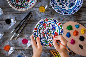 Istanbul: Traditionelle türkische Keramikkunst in einem gemütlichen Studio