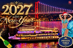 Silvester-Bootsfahrt auf dem Bosphorus mit Dinner-Option