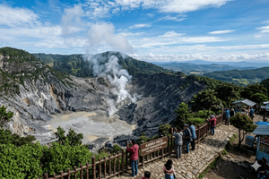 Jakarta/Bandung: Volcano of Tangkuban Perahu & Culture Tour