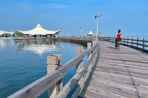 Lagoon of Ancol Beach