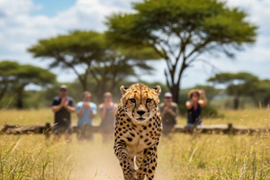 Fra Johannesburg: Cheetah Tour