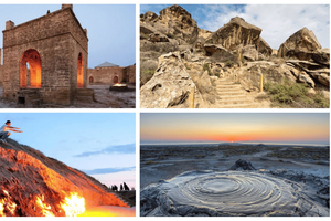 Absheron Fire Trail e Gobustan, vulcani di fango