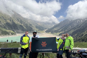 Almaty : visite guidée en vélo électrique du grand lac d'Almaty