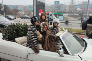 Almaty: privéretrotocht in een Cadillac uit 1973