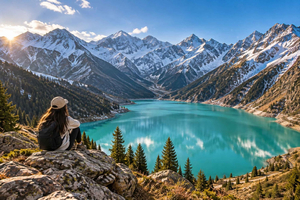 Excursão privada de um dia ao Grande Lago de Almaty em Almaty
