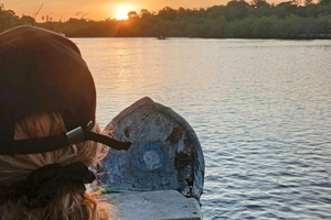 Diani Beach: Kongo River Sunset Experience in a canoe