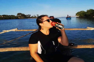 Diani: Sunset Cruise along Kongo River on Wooden Canoe boat