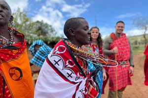 Kenia: Rondleiding door Maasai-dorp met kralenwerk en vuurmaken