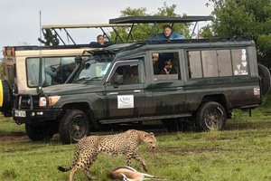 Nairobi: 3 päivän Masai Mara ryhmäsafari majoituksella