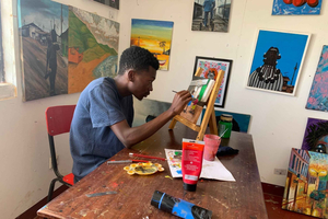 Nairobi Art Experience: Painting Session with a Local Artist