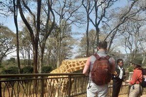 Nairobi:Elephant orphanage, Giraffe center, kobe beads tour