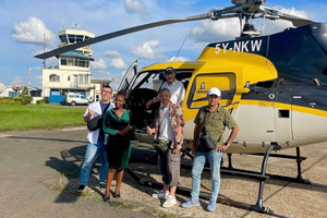 Nairobi: tour en helicóptero con vistas a la fauna y a la ciudad