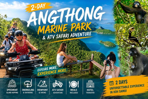 2-Day Angthong Marine Park & ATV Adventure