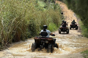 Ko Samui: 3-stündiges Quad-Abenteuer zu einem geheimen Wasserfall mit Fotos