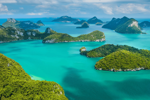 Parque Nacional Marino de Angthong En lancha rápida