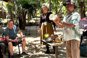 Workshop für Kokosnuss-Dessert und lokales Wellness