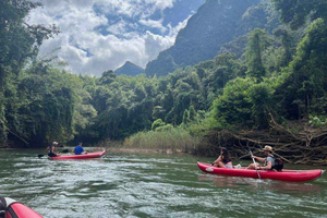 Khao Lak : Visite d'une journée dans la jungle de Khao Sok et excursion en canoë-kayak