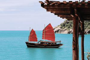 From Koh Samui - Koh Phangan Boat Trip w/ Snorkeling & Sunset
