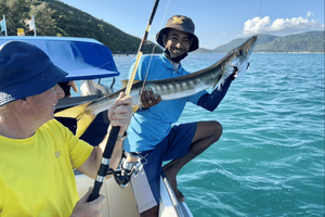 Ko Samui: Halbtägiger privater Angelausflug und Strandpicknick