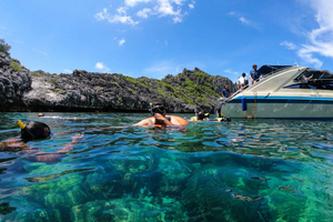 Koh Samui: Angthong Marine Park snorkeltur med speedbåd