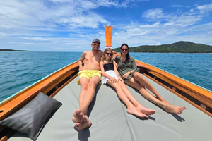 Koh Samui: Elektrische Longtailboot-Öko-Bootstour zur Schweineinsel