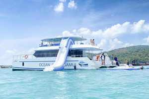 Koh Samui: Koh Tan und Koh Madsum Halbtagestour mit dem Katamaran