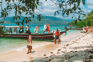 Koh Samui: Koh Tan & Pig Island Trip with Sunset Cruise