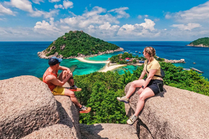 Koh Samui: Koh Tao ja Nangyuan snorklauskierros lounaalla.
