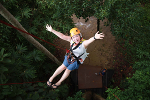 Koh Samui: Samui Zipline Abenteuer mit Transfer Service