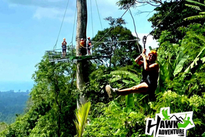 Koh Samui: Zipline-Abenteuer mit Hoteltransfer