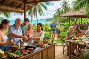 Tour auf Bio-Bauernhof und Thai-Kochkurs