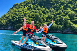 Jetski-Tour nach Pig Island und Koh Tan mit Transfer