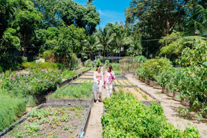 Thai-Kochkurs aus dem Garten mit lokalem Koch