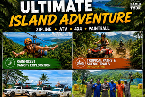 Ultimatives Abenteuer (Seilrutsche, Quad, Geländewagen, Paintball)