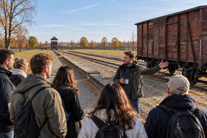Krakau: tour langs historische locaties in Auschwitz – bezoek aan het exterieur