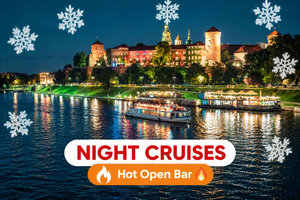 Krakau: avondrondvaart met open bar