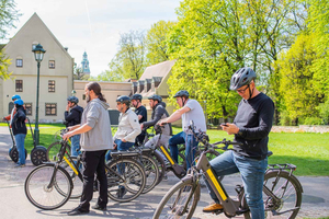 Krakau: fietstocht met elektrische fiets door de Joodse wijk Kazimierz en het getto