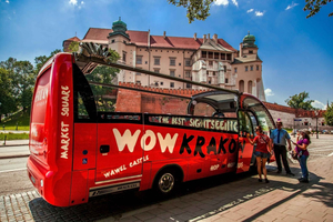 Krakau: Hop-On/Hop-Off-Bustour mit Audioguide