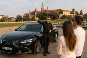 Krakau: privéstadstour met chauffeur en hotelophaalservice