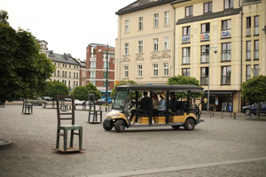 Krakau: tour met golfkarretje langs filmlocaties van Schindlers Lijst