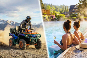 Cracovia: escapada a Zakopane en motos de nieve, hoguera y aguas termales
