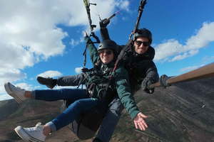 Action Paragliding Flight Lanzarote